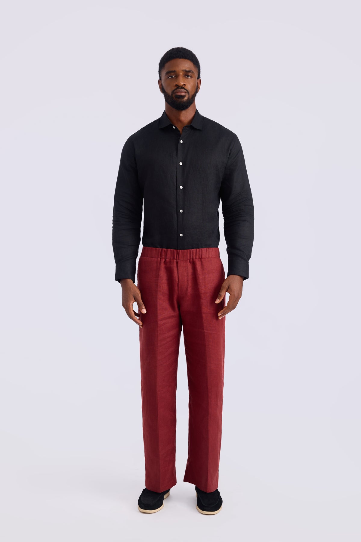 Black Linen Dress Shirt – Magnum Man