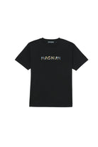 Magnum Man Cotton T-shirt Black with Avian print