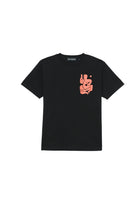 Magnum Man Cotton T-shirt Black with Banjoo print