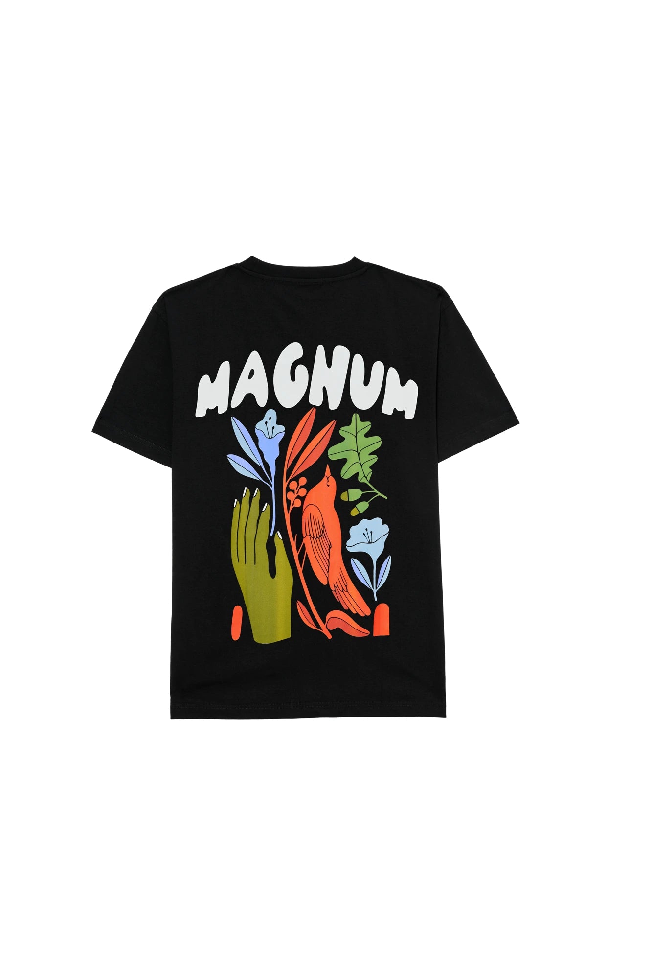 Magnum Man Cotton T-shirt Black with Boogey print