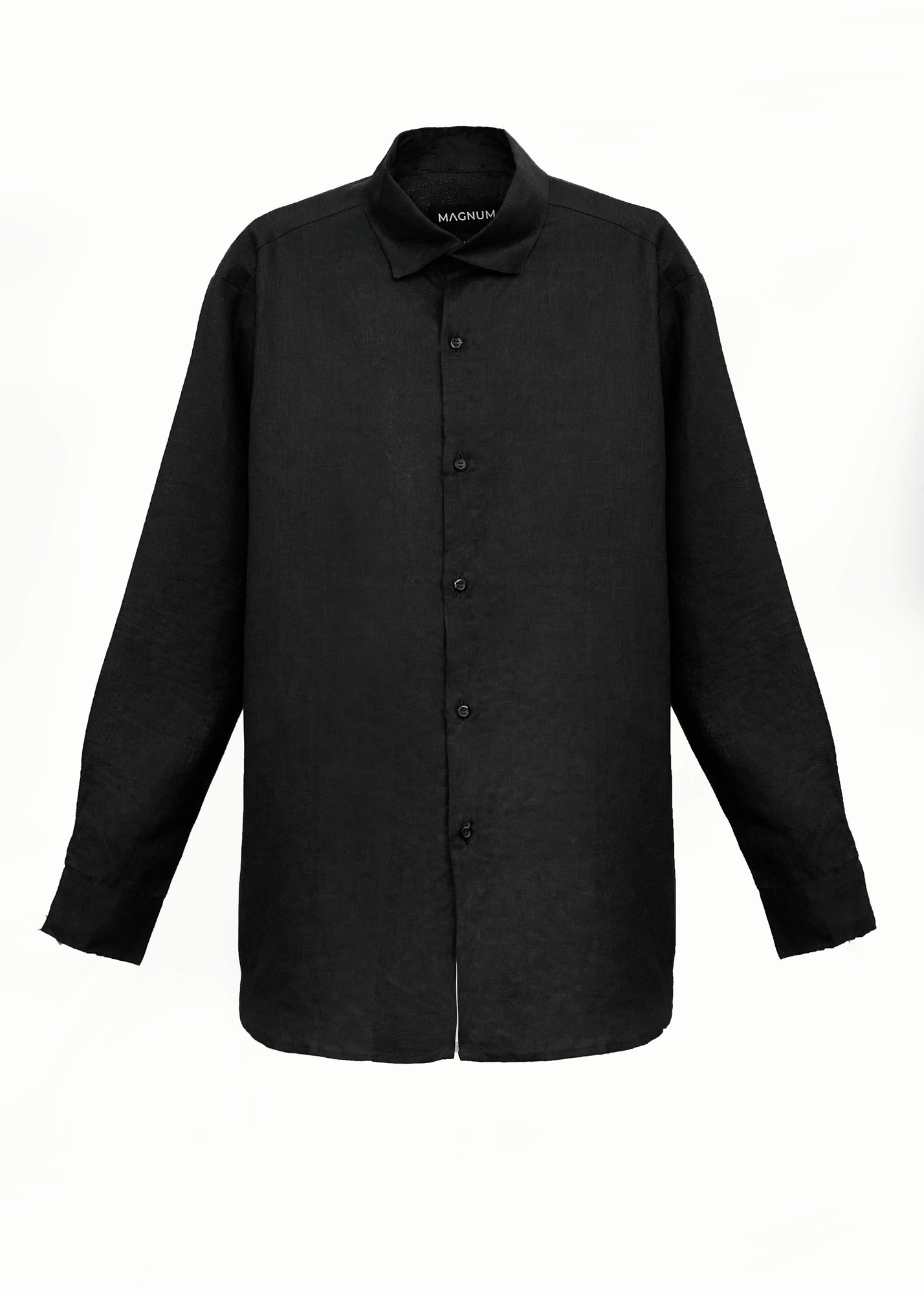 Long Sleeve Linen Shirt front