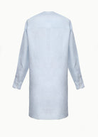 Bishop Collar Tunic Linen Shirt back