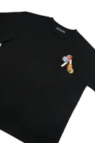 Magnum Man Apollo Cotton T-shirt Black with butterfly print